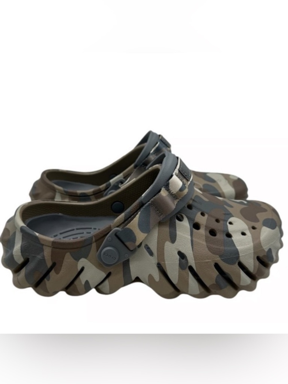 CROCS Charcoal Echo Camo